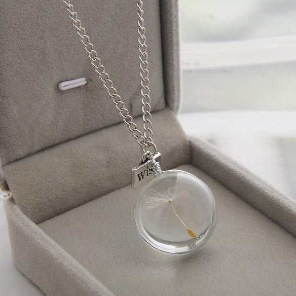 'Wish' Dandelion Necklace