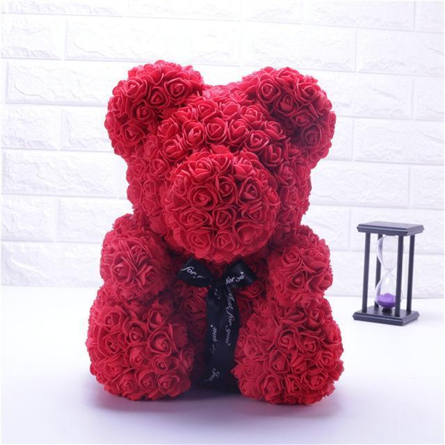 Rose Teddy Bear for Valentines