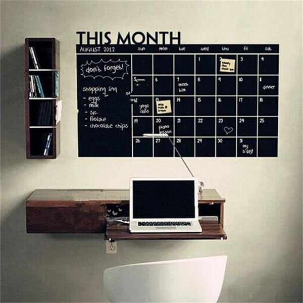 Chalkboard Schedule Wall Sticker