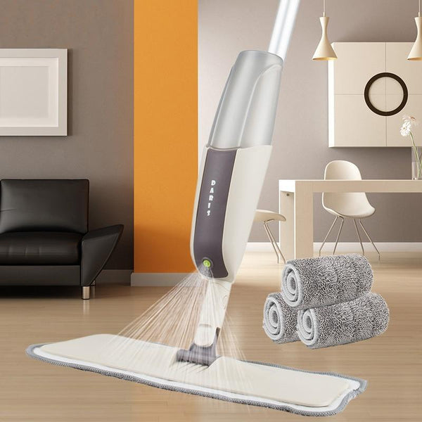 Magic Spray Mop Wooden Floor With Reusable Microfiber Pads