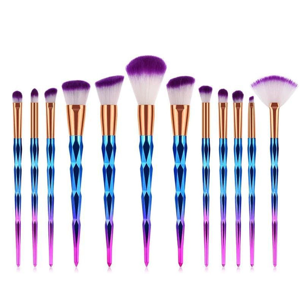 UniBow - 12 Unicorn Makeup Brushes