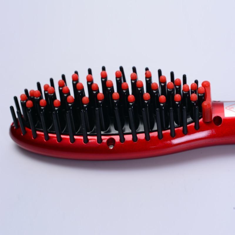 Hair Straightener Comb Brush