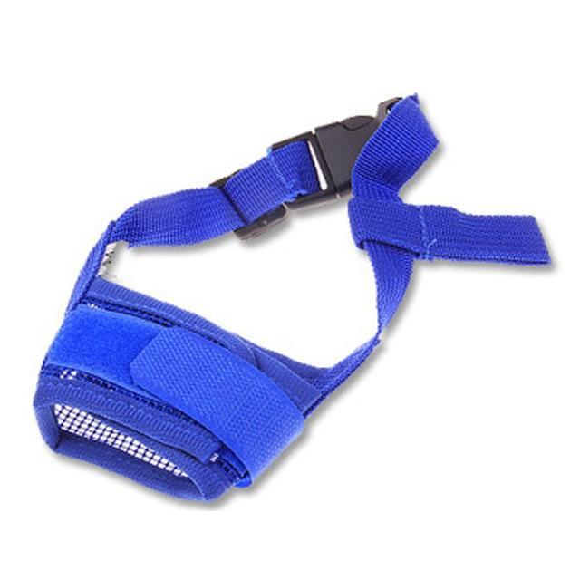 PetDogAdjustableMaskBarkBiteMeshMouthMuzzleGroomingAntiStopChewing